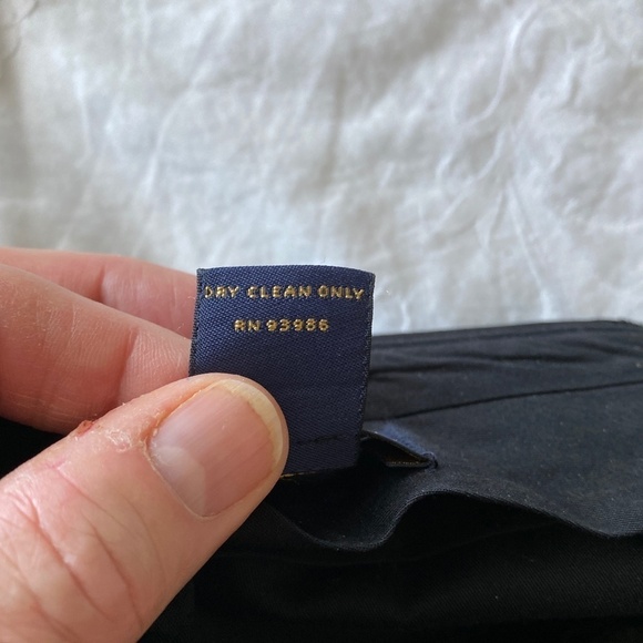 Brooks Brothers 346 Men's Black Wool Dress Pants Size W34/L29 - Picture 8 of 13